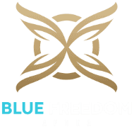 Blue Freedom Apnea Logo Vertical