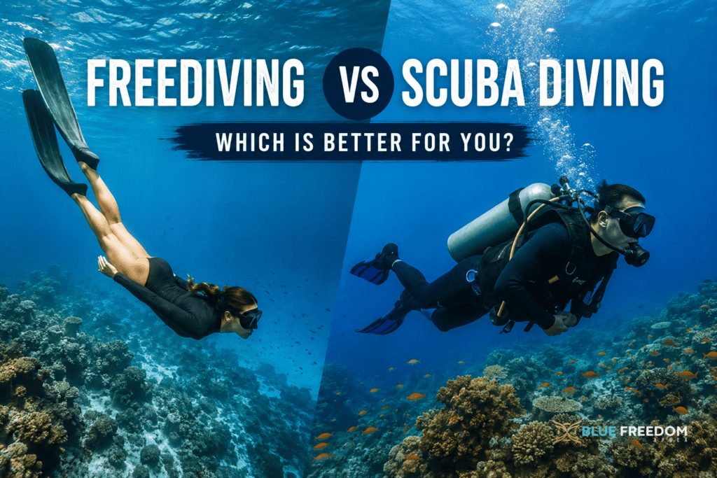 Freediving vs Scuba Diving - Which Is Better for You? - Blue Freedom Apnea