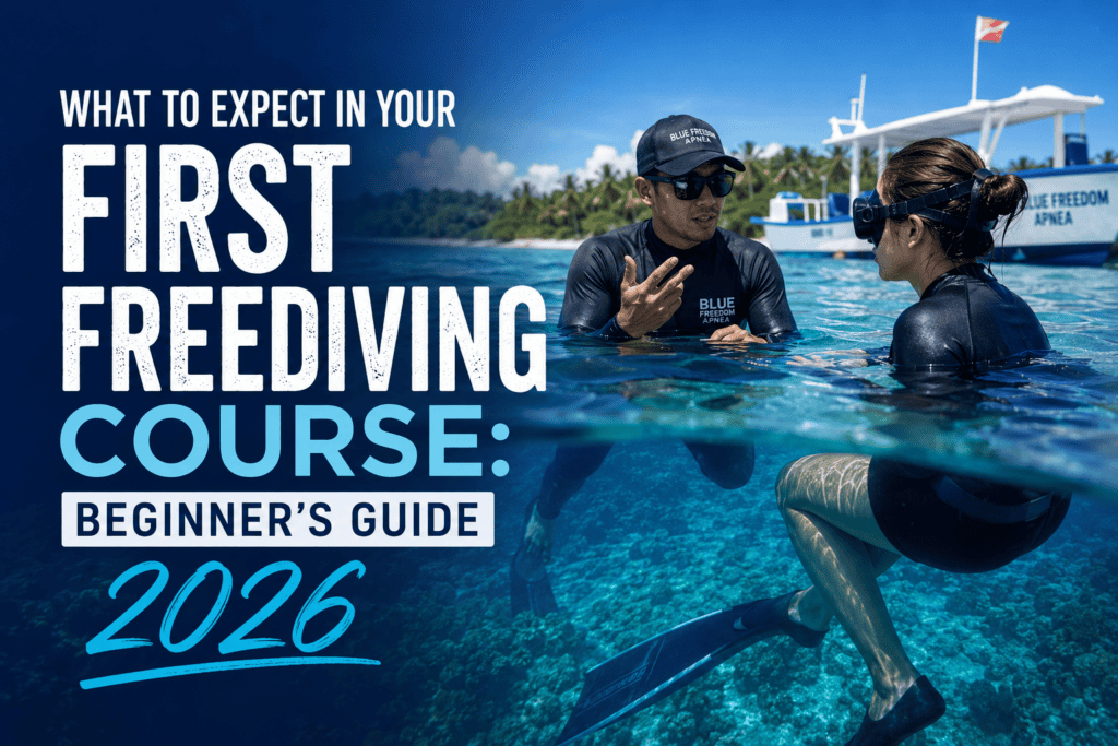What to Expect in Your First Freediving Course: Beginner’s Guide 2026